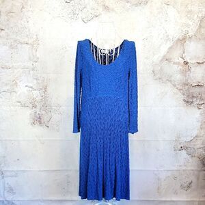 Habitat Elegant Royal Blue Midi Dress Womens Size XS
